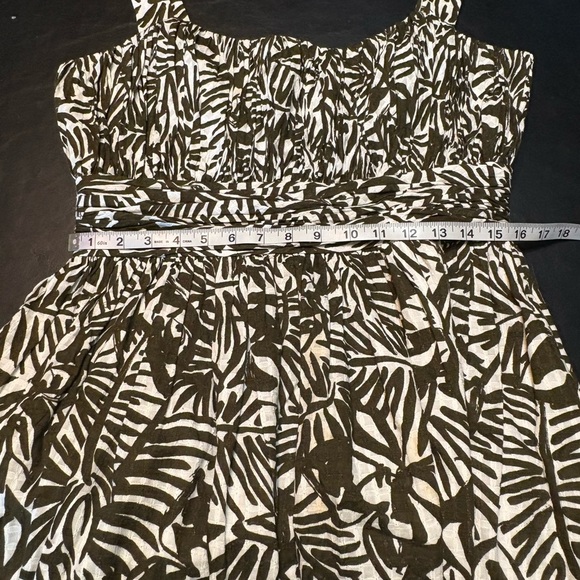 $428 KATE SPADE NEW YORK ORCHID PRINT RUCHED SUNDRESS SLEEVELESS DRESS - Picture 6 of 14